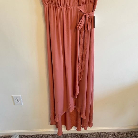 NWT SMYM Sophia Wrap Dress Rustic Mauve - Picture 5 of 8